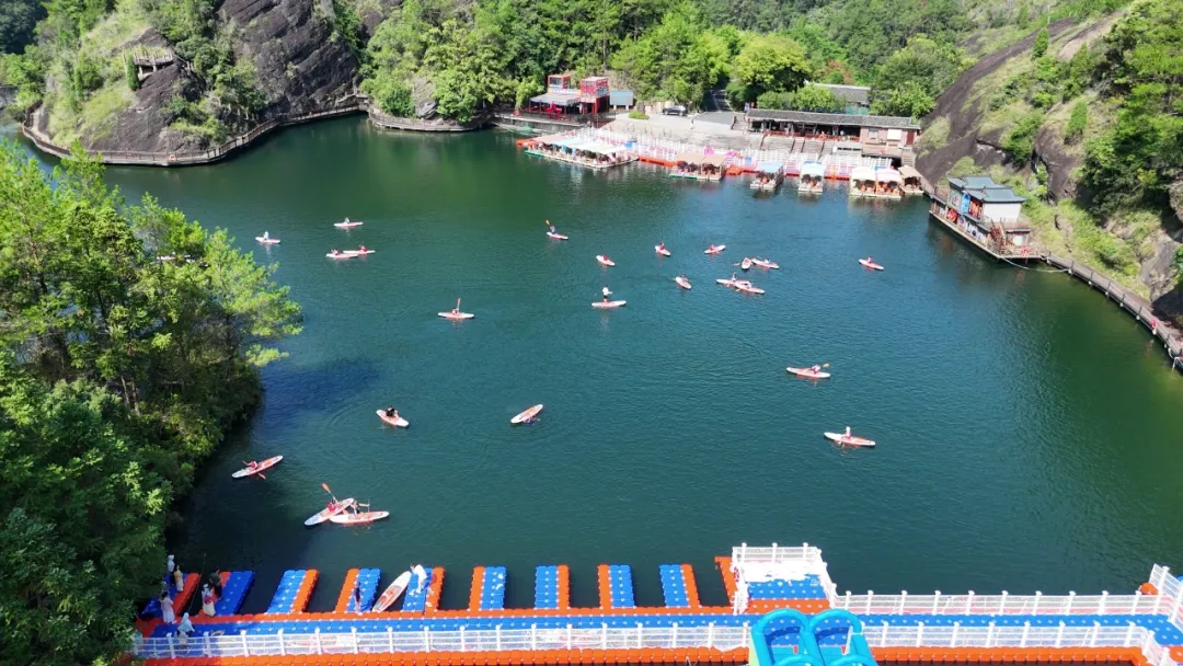 連城九龍湖：新增水上槳板項目 解鎖清涼游玩體驗